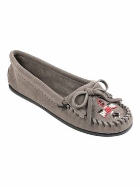 Minnetonka Thunderbird Beaded Suede Moccasins. Size 7.